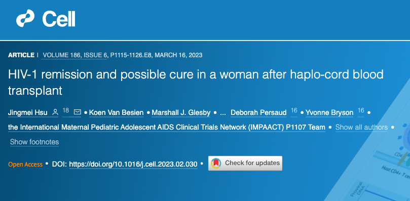 艾滋病被攻克了?首例女性治愈者出现,全球已有5例成功(图2) 42.png