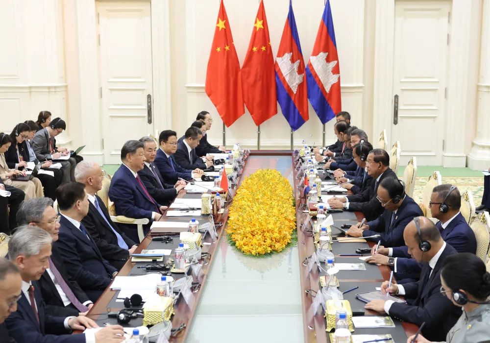 高清大图 | 习近平访问柬埔寨精彩图集(图20) 高清大图 | 习近平访问柬埔寨精彩图集(图20)