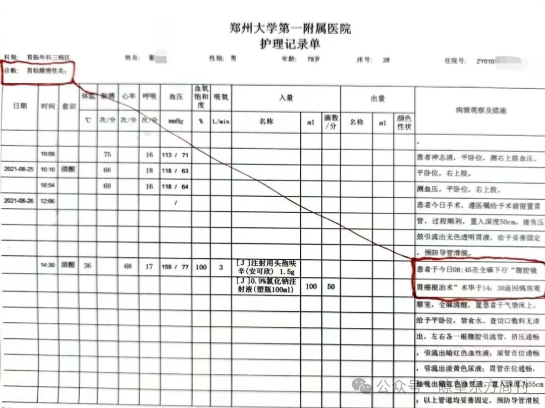 老人检查出胃炎却被以癌症切除全胃，医院回应(图2)