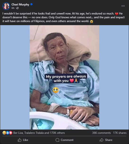 网传杜特尔特病重卧床骨瘦如柴,萨拉紧急辟谣!(图1) AD 4nXcaHrUlGRVMZml6ry faZTAFjxCGnKvVQsIpSRhO8QR4 2 OzTr6GXkoW7s pczb9OA4KIMhHXvoxz4DeKZSKIkEJ TgPgNjpHUJsowToYfnfg0X7yDR j9RiLMrlaq2k5LxDDI?key=ue5xNH80JjZ fOoJiwfKCA