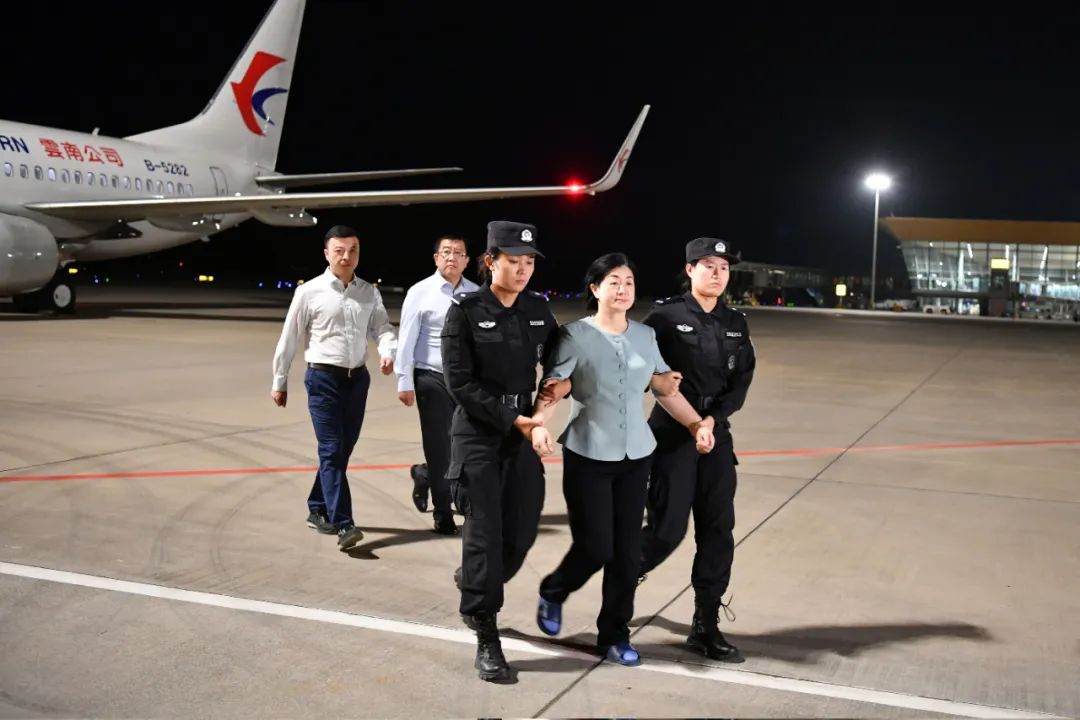 “百名红通人员”周静华被引渡回国(图1) 图片