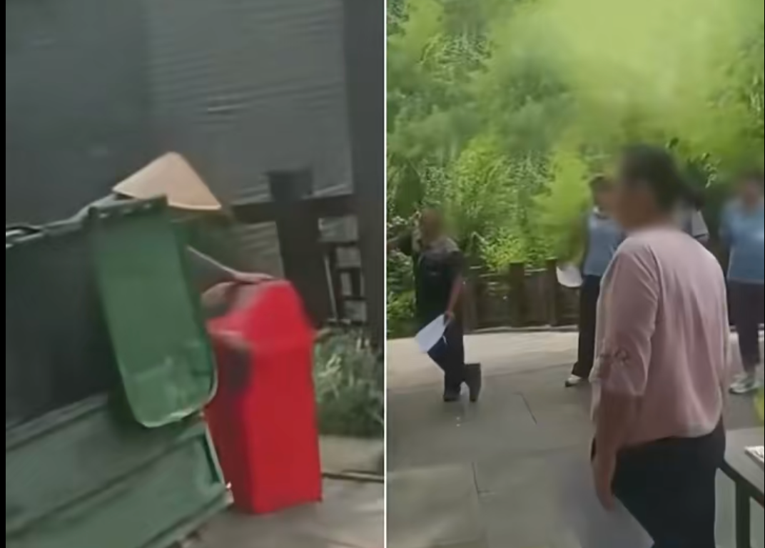 多人拿表格围观考核环卫工?当地通报(图2) 图片