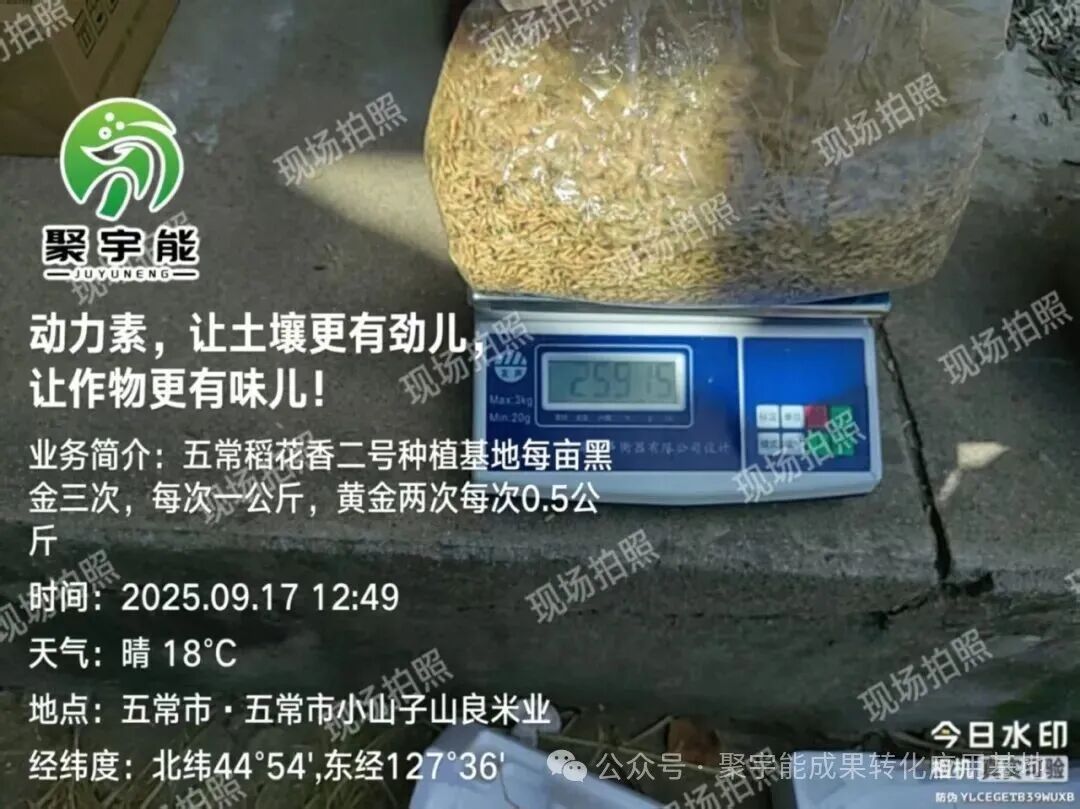 聚宇能动力素赋能五常稻花香(图3) 聚宇能动力素赋能五常稻花香(图3)
